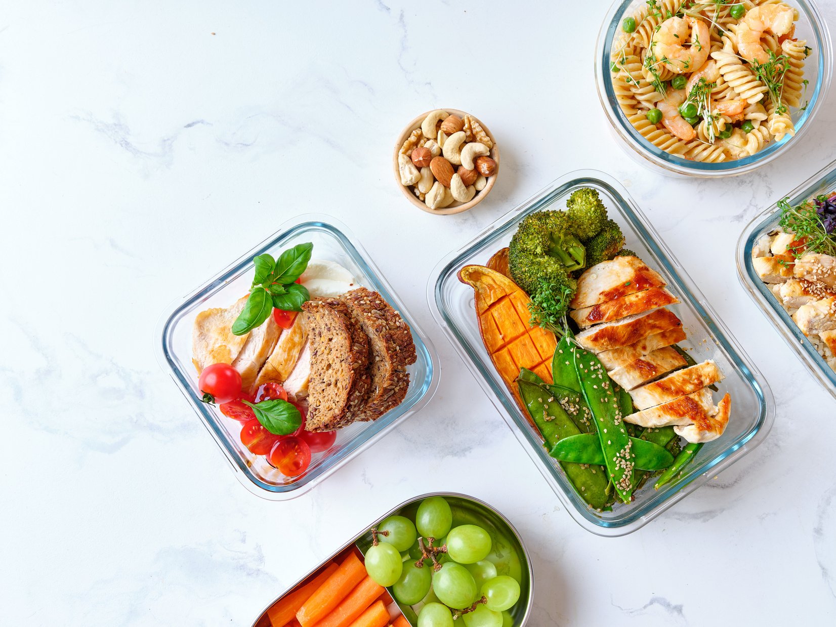 Meal Prep Flat Lay